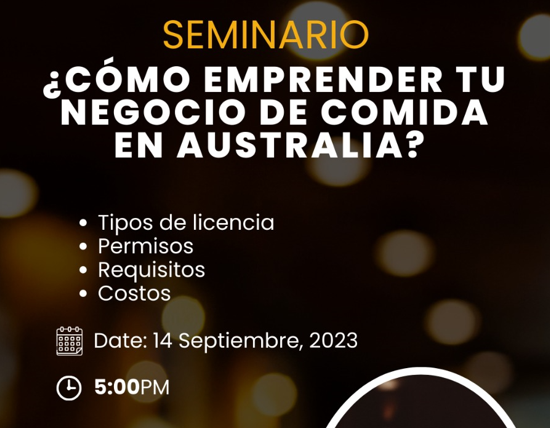 Conferencia “Cómo emprender un negocio de comida en Australia”