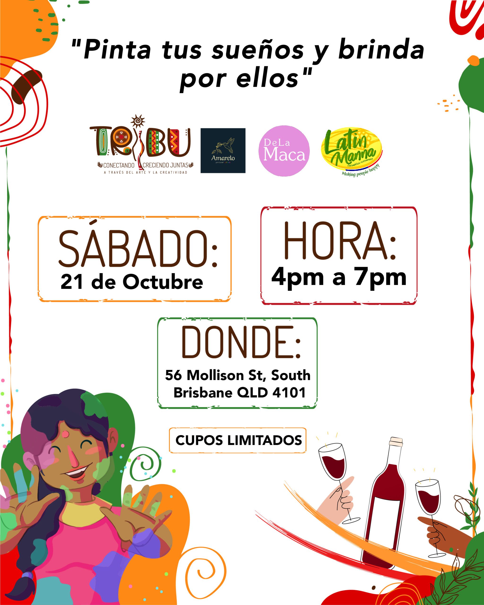 Pinta tus sueños y brinda por ellos !